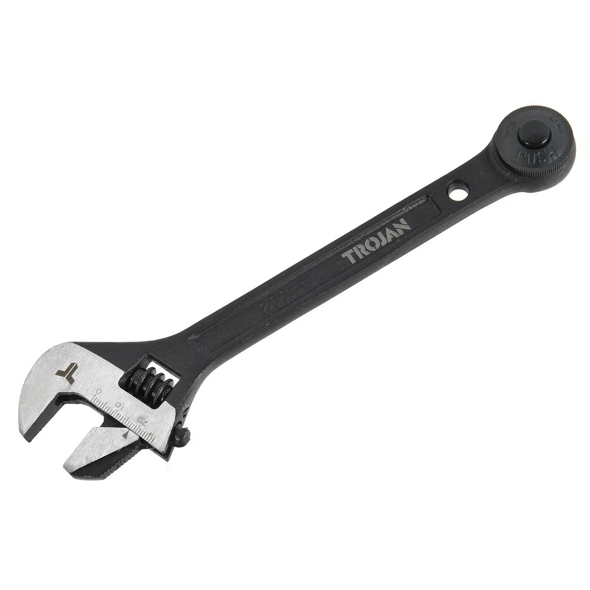 Trojan Ratcheting Wrench Set 11 Piece - 3-in-1 Tool - Chrome Vanadium Steel - 10-22mm Sockets - Image 4