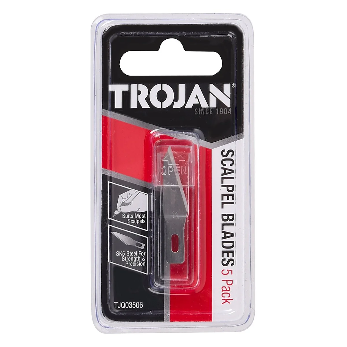 Trojan Scalpel Blades - 5 Pack - Precision Cutting - Easy To Carry - Image 3