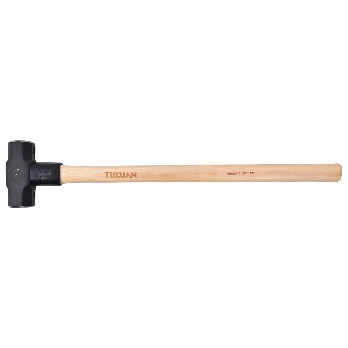 Trojan 8lb Timber Sledge Hammer - 6kg - Carbon Steel - Hickory Handle - Image 5