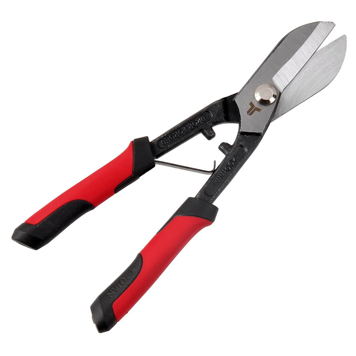Trojan Tin Snips - 200mm - Cold Rolled Steel - Spring Loaded Jaws - Image 2