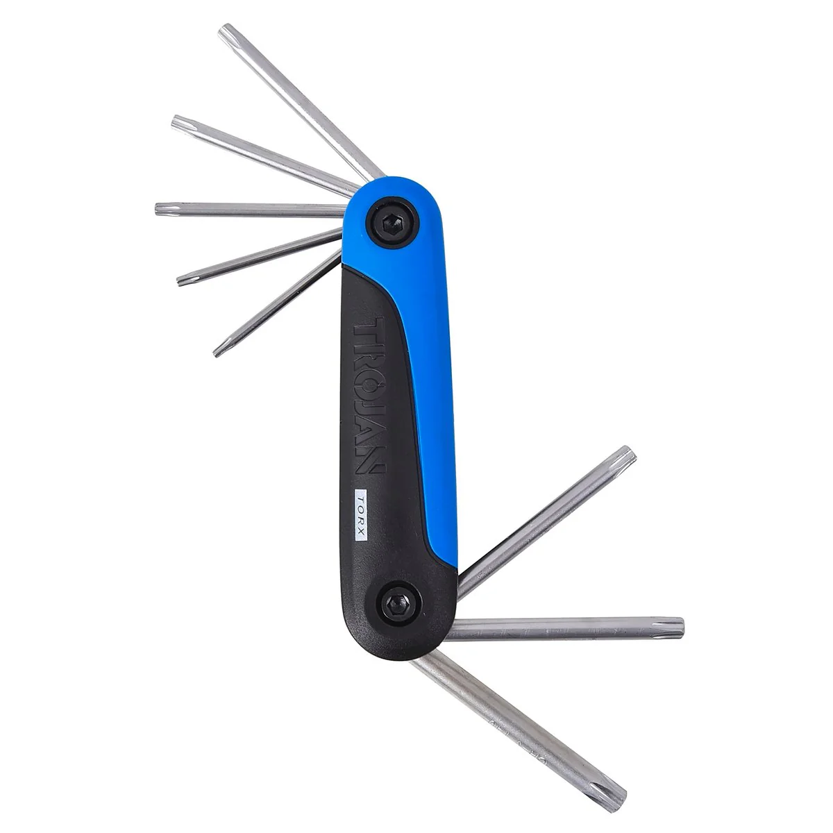 Trojan 8 Piece Torx Hex Key Set - Chrome Vanadium Steel - T9 to T40 - 43mm x 42mm x 185mm - Image 4