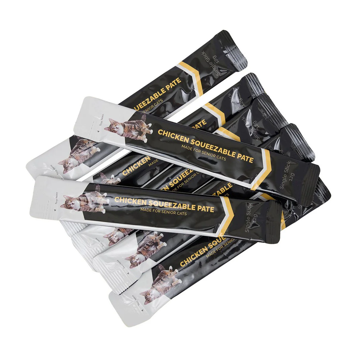 Trusty Chicken Squeezable Pate Senior Cat Treats - Pack of 7 x 12g - Joint Health - Image 3