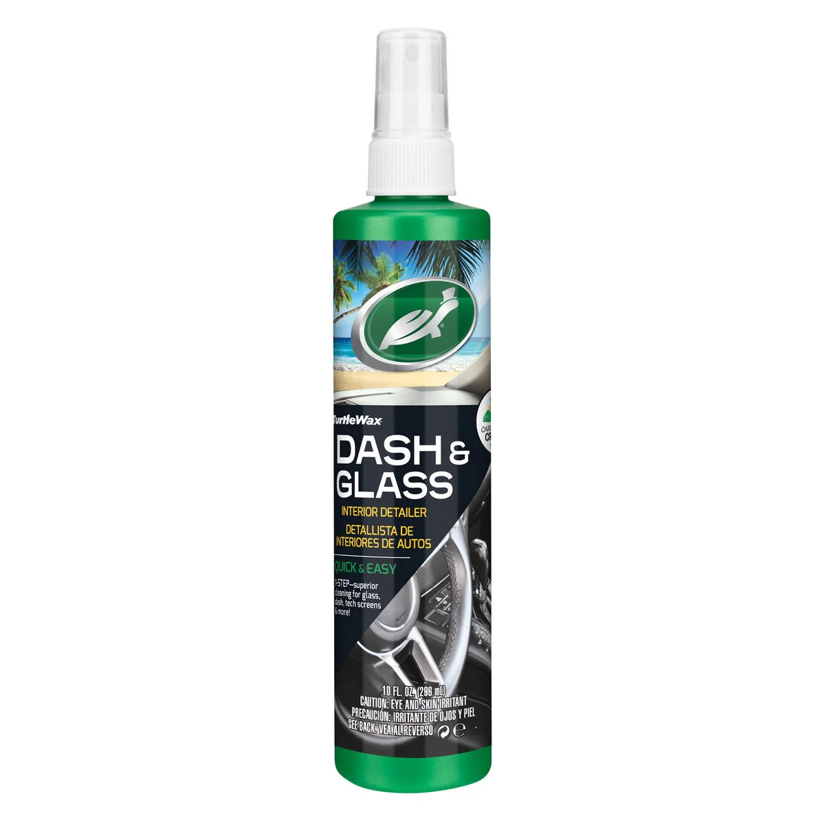 Turtle Wax Dash and Glass Interior Cleaner - 296ml - Streak-Free Finish