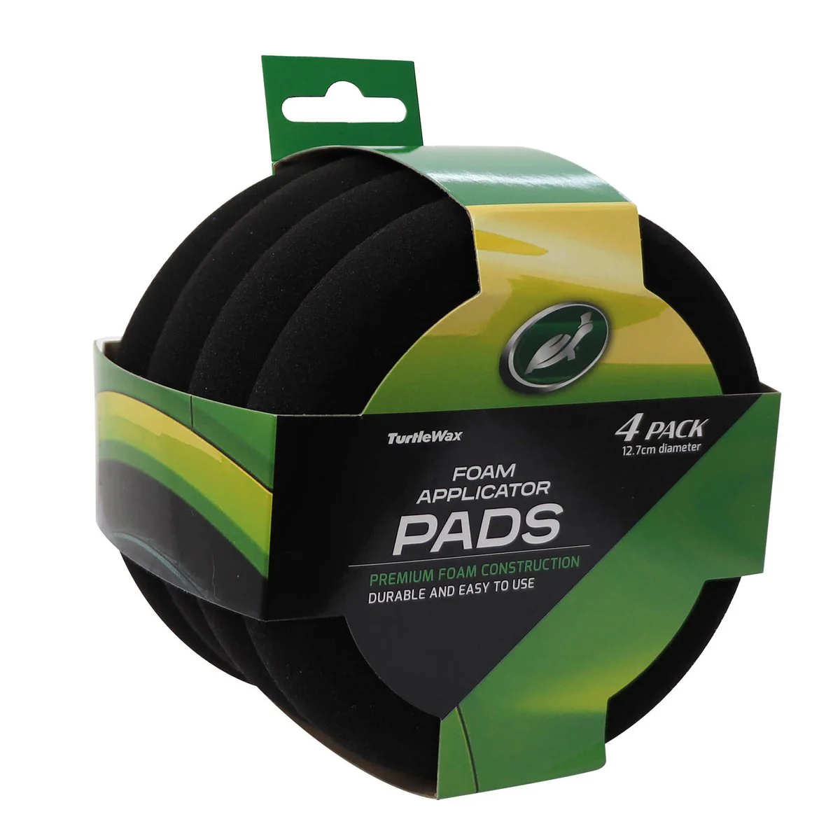 Turtle Wax Foam Applicator Pads 4 Pack - 130mm x 140mm x 85mm - Durable Reusable - Image 3