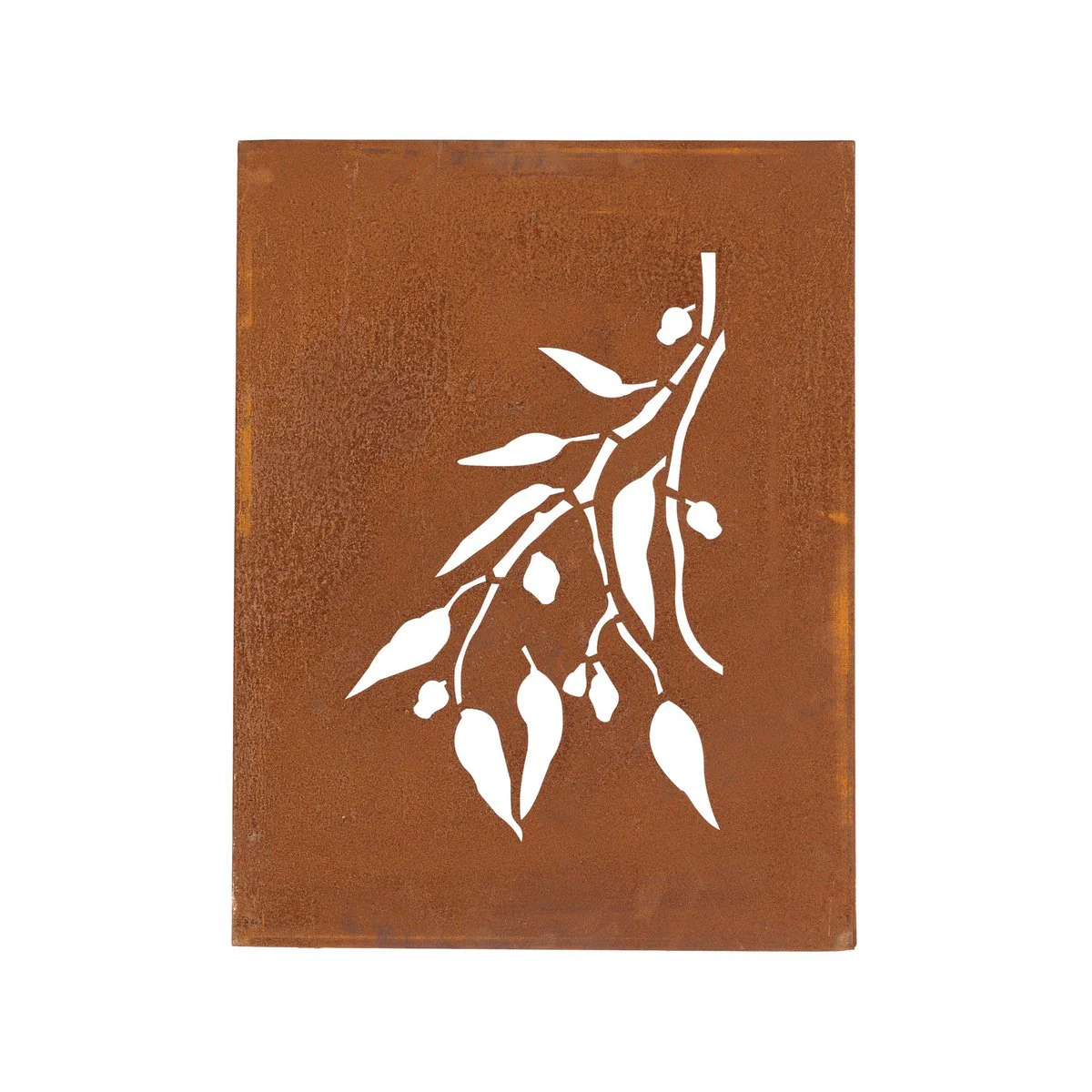 Tuscan Path 3 Piece Rust Gumtree Wall Art - 1500 x 650 mm - Rust - Outdoor Decor - Image 3
