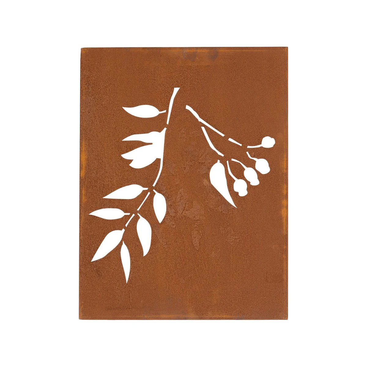 Tuscan Path 3 Piece Rust Gumtree Wall Art - 1500 x 650 mm - Rust - Outdoor Decor - Image 4