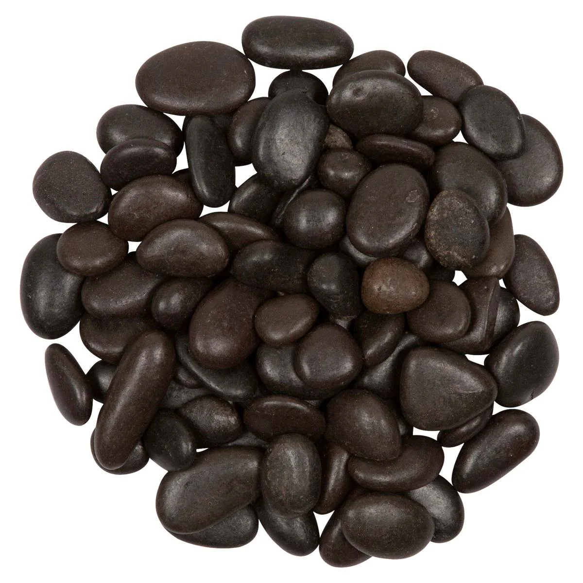Tuscan Path Black Natural Pebbles 15-20mm 5kg for Landscaping