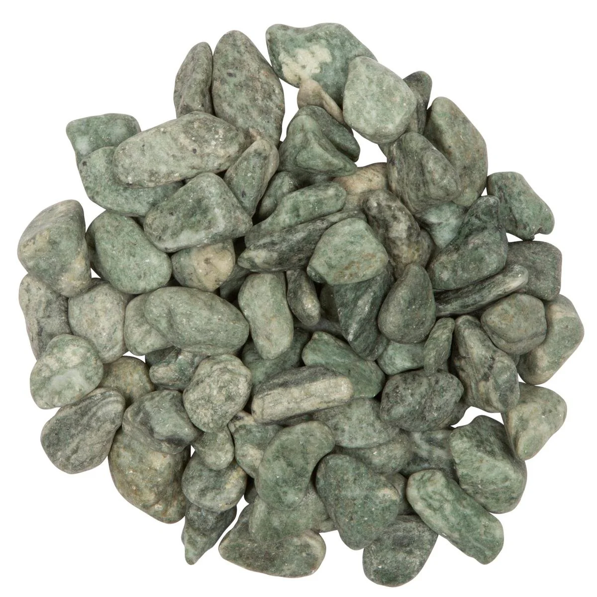 Tuscan Path Green Polished Pebbles 15mm 20mm 1.5kg