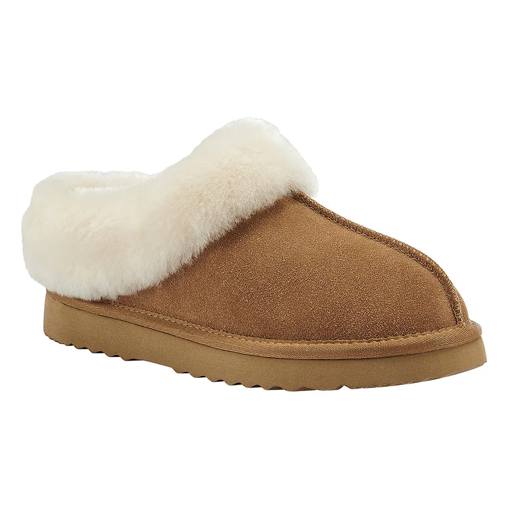 UGG Outback Fluffy Slip On Boot (Chestnut) - Image 2