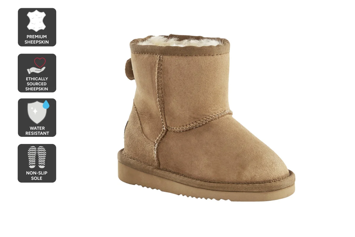 UGG Outback Kid's Premium Australian Sheepskin Classic Boot Chestnut