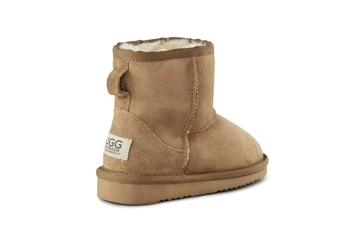 UGG Outback Kid's Premium Australian Sheepskin Classic Boot Chestnut - Image 4