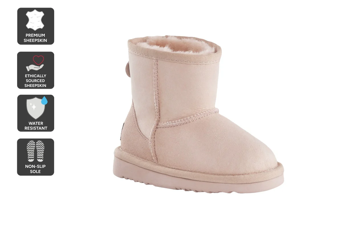 UGG Outback Kid's Premium Australian Sheepskin Classic Boot Pink