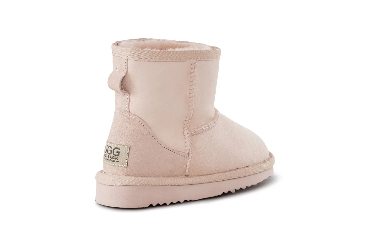 UGG Outback Kid's Premium Australian Sheepskin Classic Boot Pink - Image 4