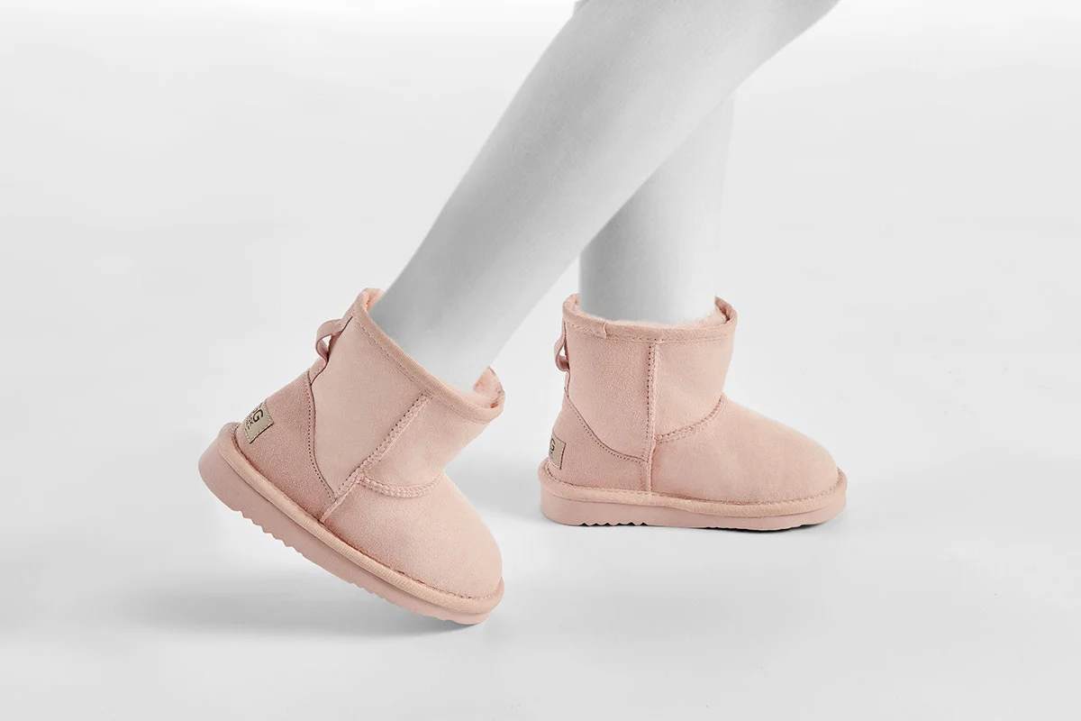 UGG Outback Kid's Premium Australian Sheepskin Classic Boot Pink - Image 6