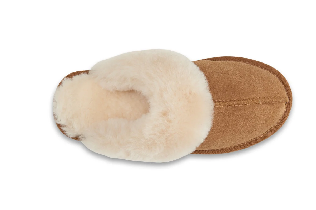 UGG Outback Platform Scuff Slides (Chestnut) - Image 5