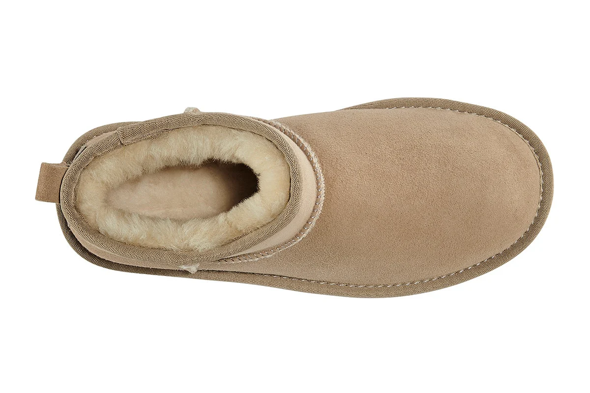 UGG Outback Premium Australian Sheepskin Ultra Mini Boot Sand - Image 5