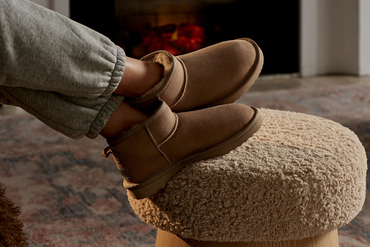 UGG Outback Premium Australian Sheepskin Ultra Mini Boot Sand - Image 6