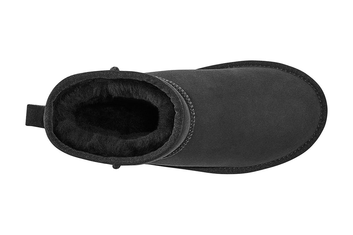 UGG Outback Premium Sheepskin Mini Classic Boot Black - Image 5