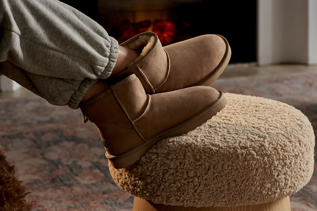 UGG Outback Premium Sheepskin Mini Classic Boot Sand - Image 6