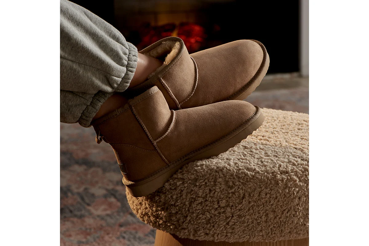 UGG Outback Premium Sheepskin Mini Classic Boot Sand - Image 7
