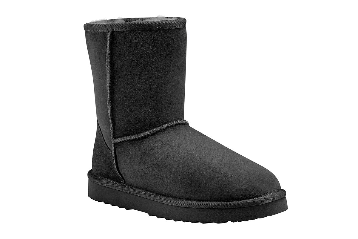 UGG Outback Premium Sheepskin Short Classic Boot Black - Image 2