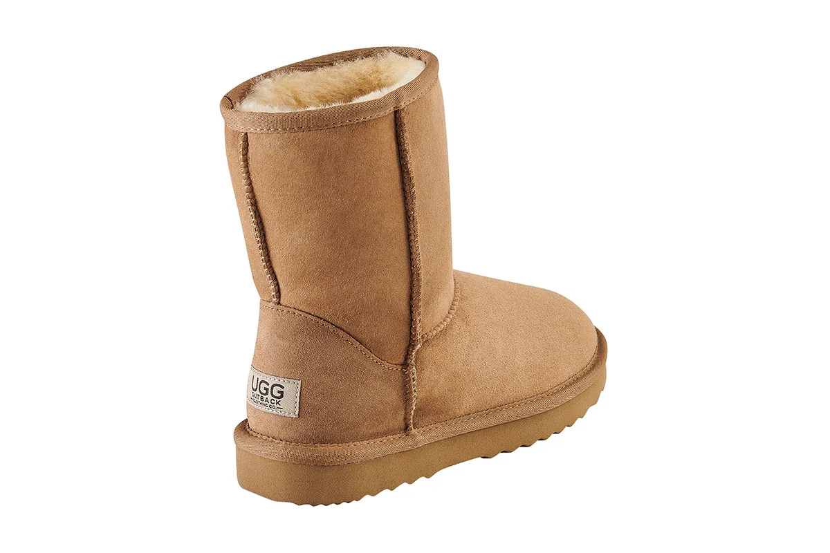 UGG Outback Premium Sheepskin Short Classic Boot Chestnut - Image 4