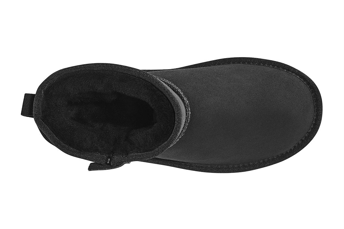 UGG Outback Premium Sheepskin Zip Classic Boot Black - Image 5