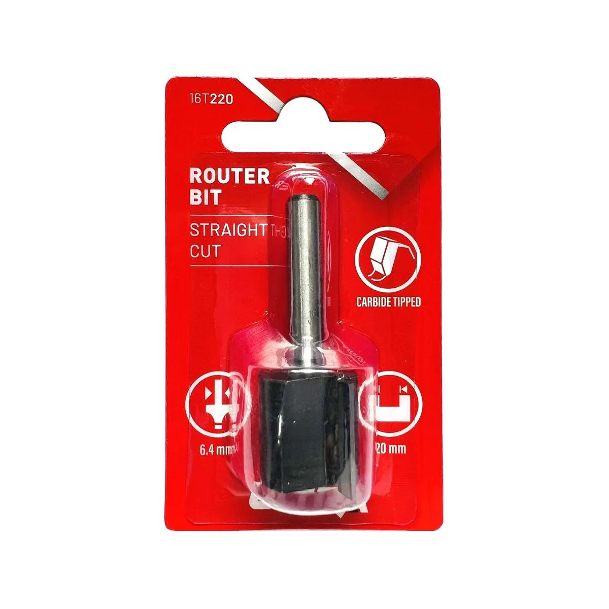 Ultra Router Bit - Straight 20mm - Tungsten Carbide - Durable