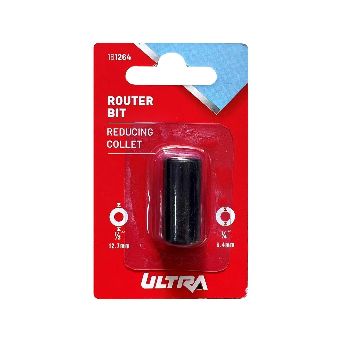 Ultra Router Reducing Collet - 12.7mm to 6.4mm - Steel - Lightweight