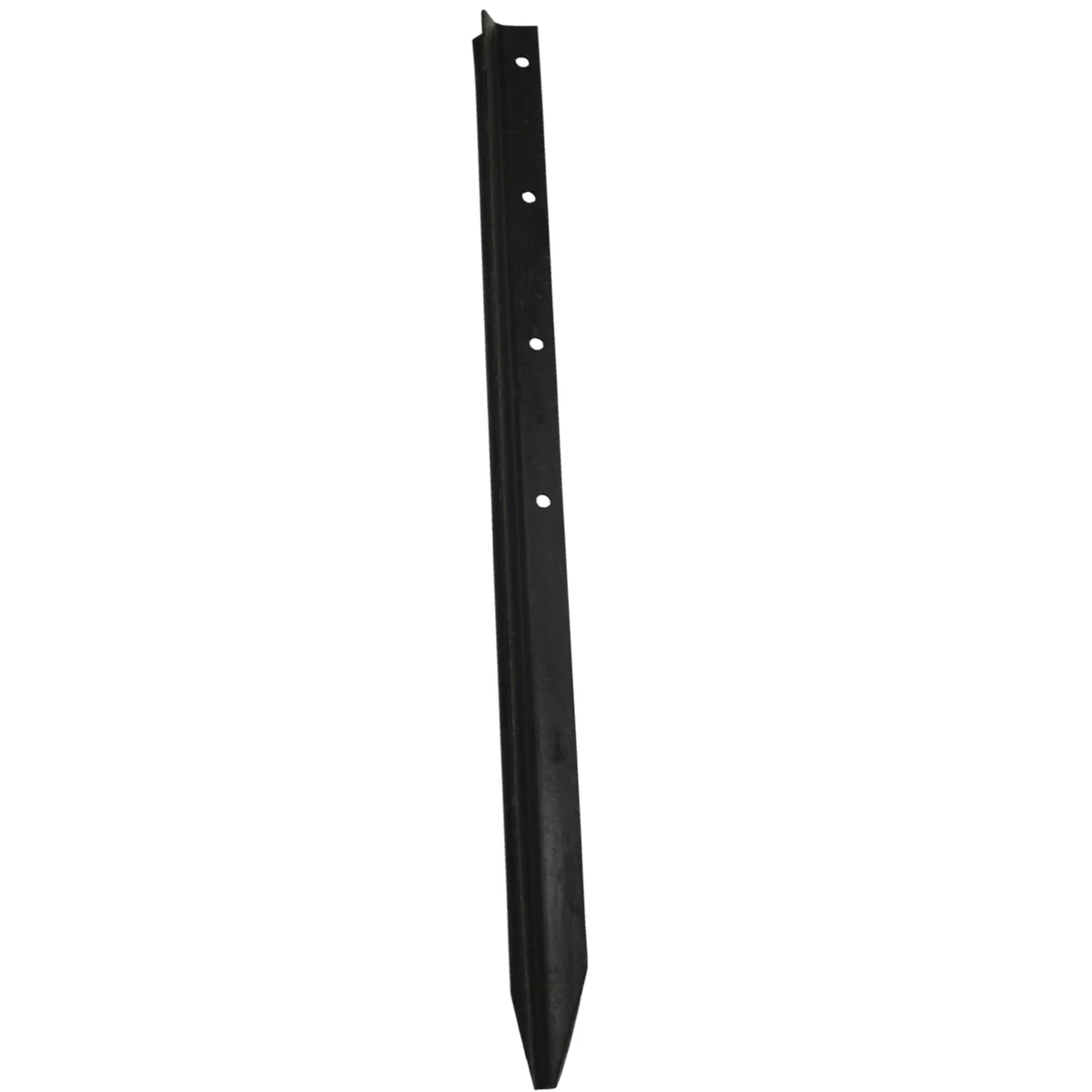 Ultrapost 60cm Black Steel Fence Post - Lightweight - Durable - Prepunched