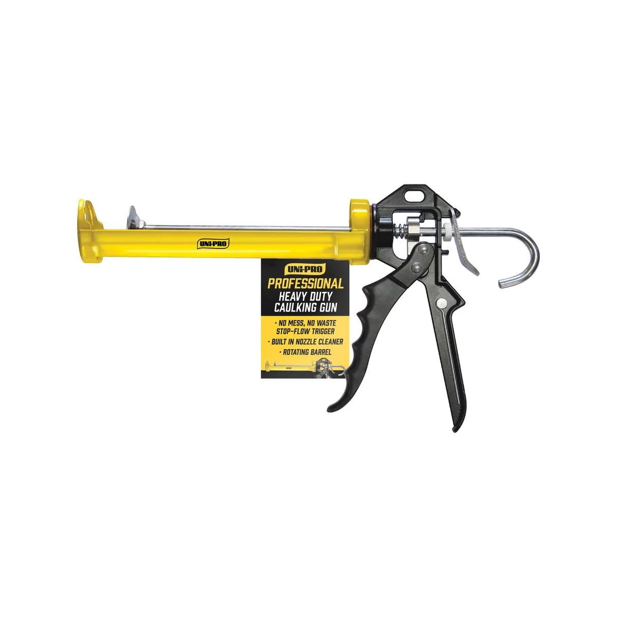 Uni Pro Caulking Gun - 350mm Metal/Plastic - No Drip - Easy Grip
