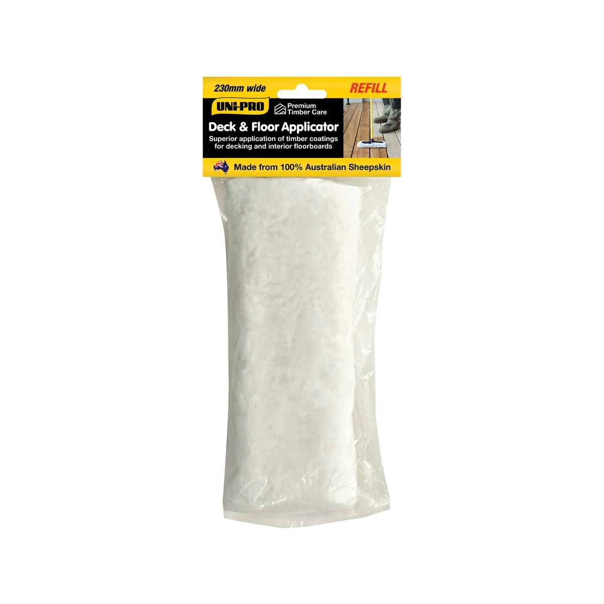 Uni Pro Floor Applicator Pad - 230mm - Sheepskin - Staining Use