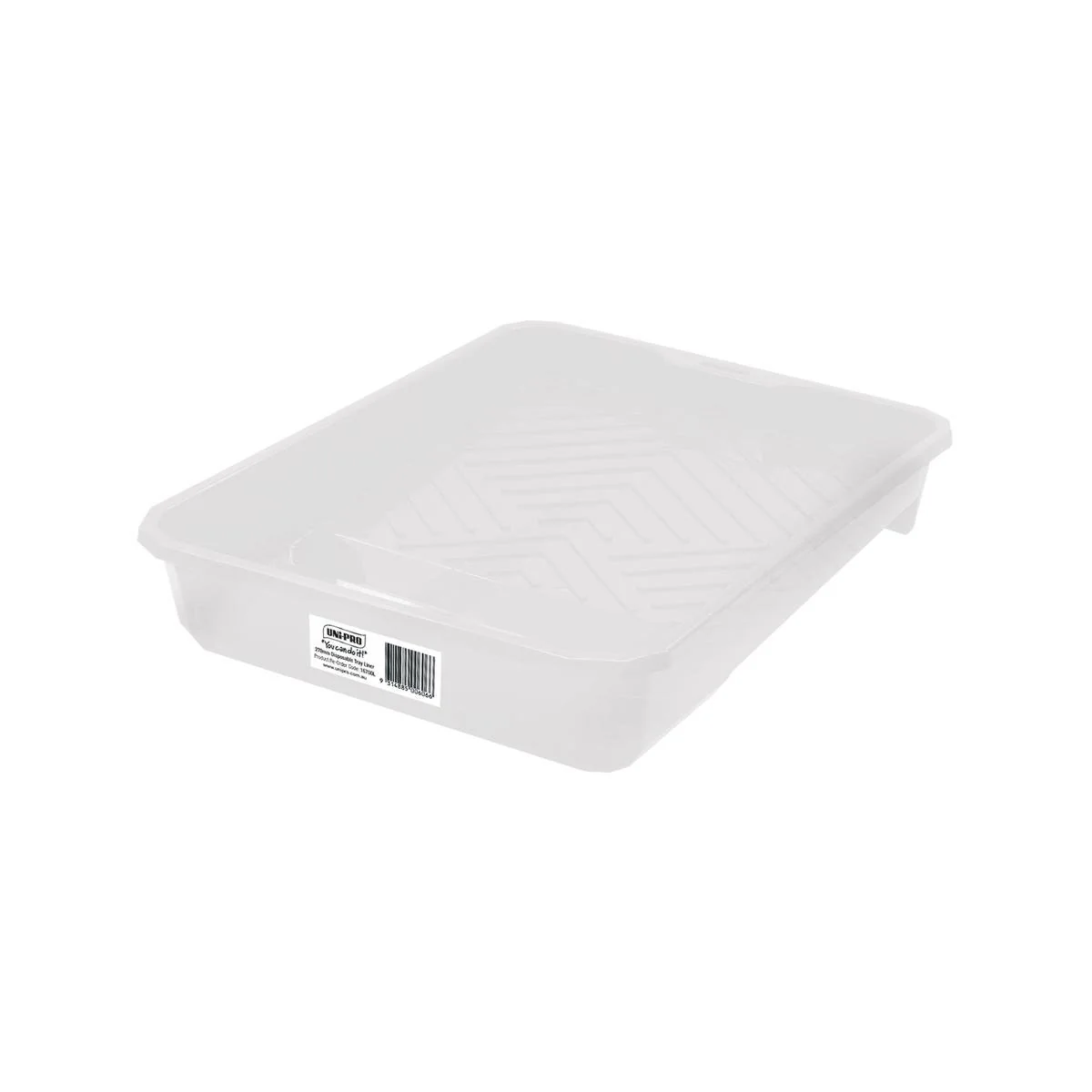 Uni Pro Heavy Duty Paint Tray Liner - 270mm - Clear - Solvent Resistant