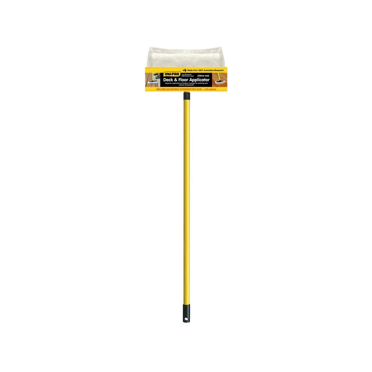 Uni Pro Sheepskin Applicator - 230mm - Sheepskin - Floor and Deck Use