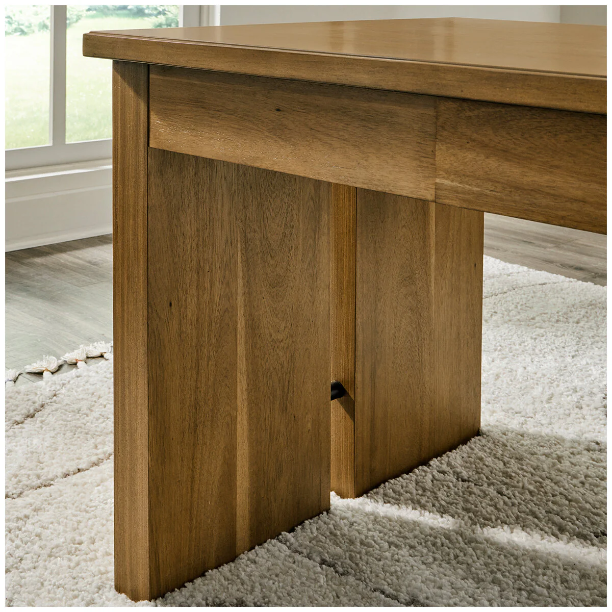 Universal Broadmoore Writing Desk Acacia Rubberwood Veneers M22413415 - Image 5