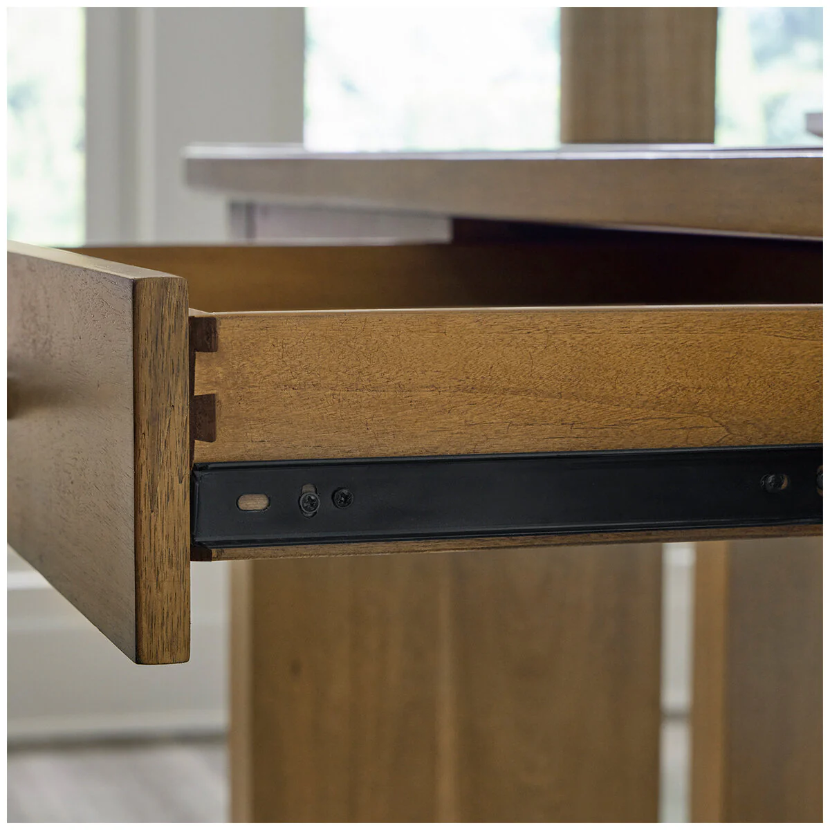Universal Broadmoore Writing Desk Acacia Rubberwood Veneers M22413415 - Image 9