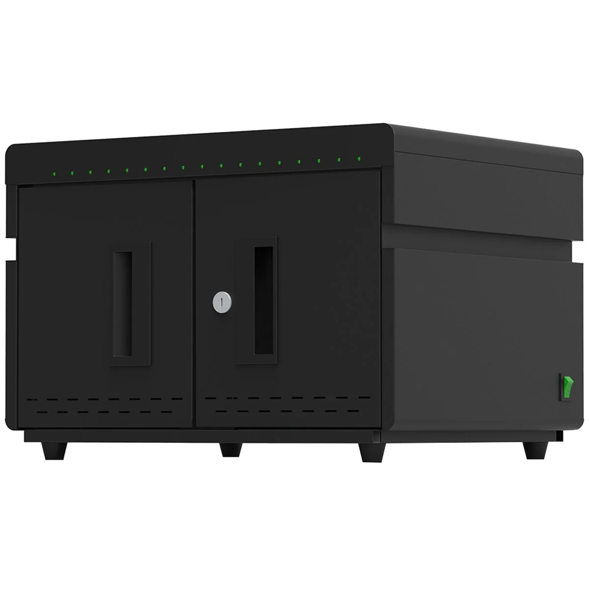Uptime 16 Bay USB Charge Station UPT-CHARGE16-USB Black Fast Charge - Image 2