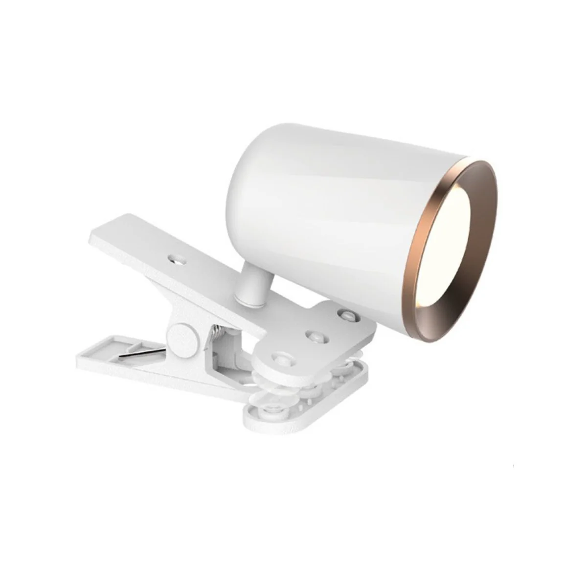 Verve Design 420lm LED Clip Lamp - 6W - Adjustable Shade - Silver