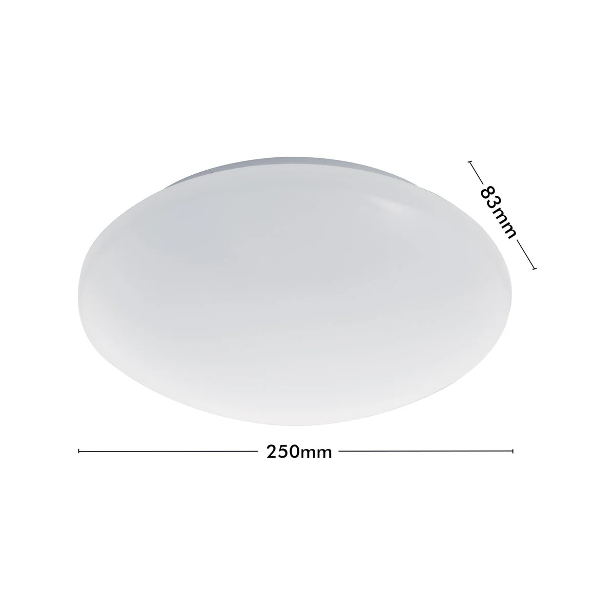Verve Design 9W Dion Oyster Ceiling Light - 25cm - White - Daylight 5000K - Image 5