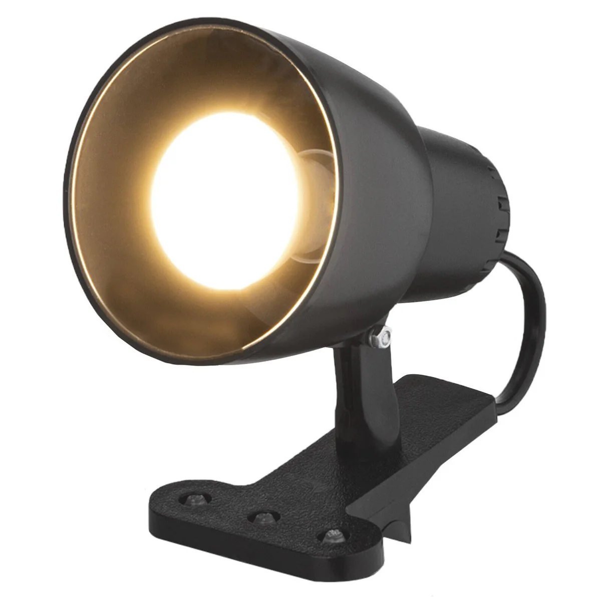 Verve Design Black Cassy Clip Lamp - Adjustable Head - E14 - 1.5m Cord - Image 2