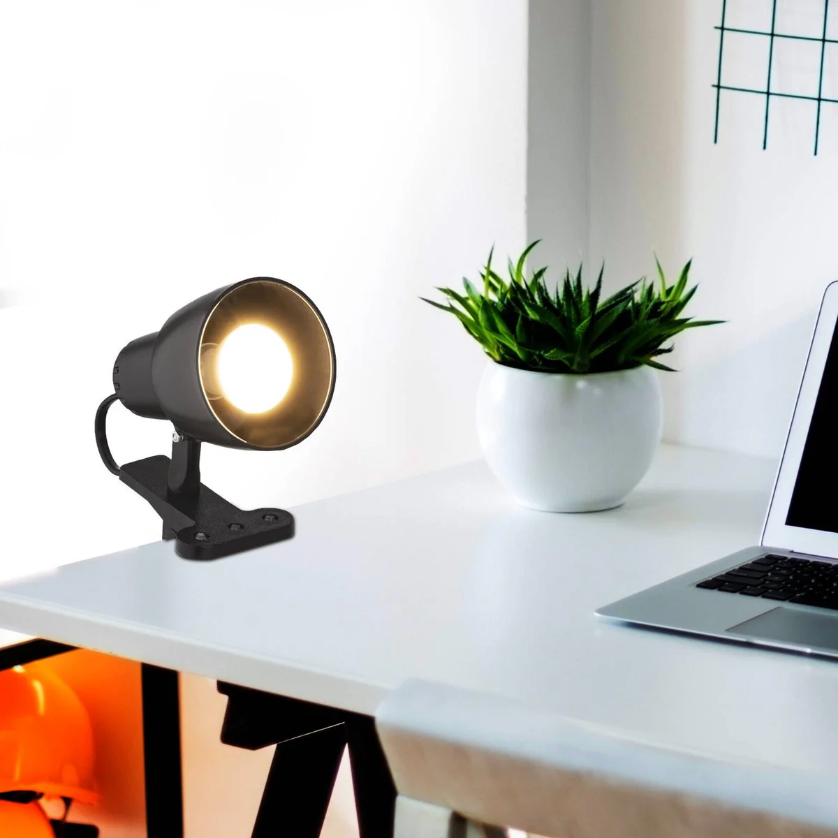 Verve Design Black Cassy Clip Lamp - Adjustable Head - E14 - 1.5m Cord - Image 5