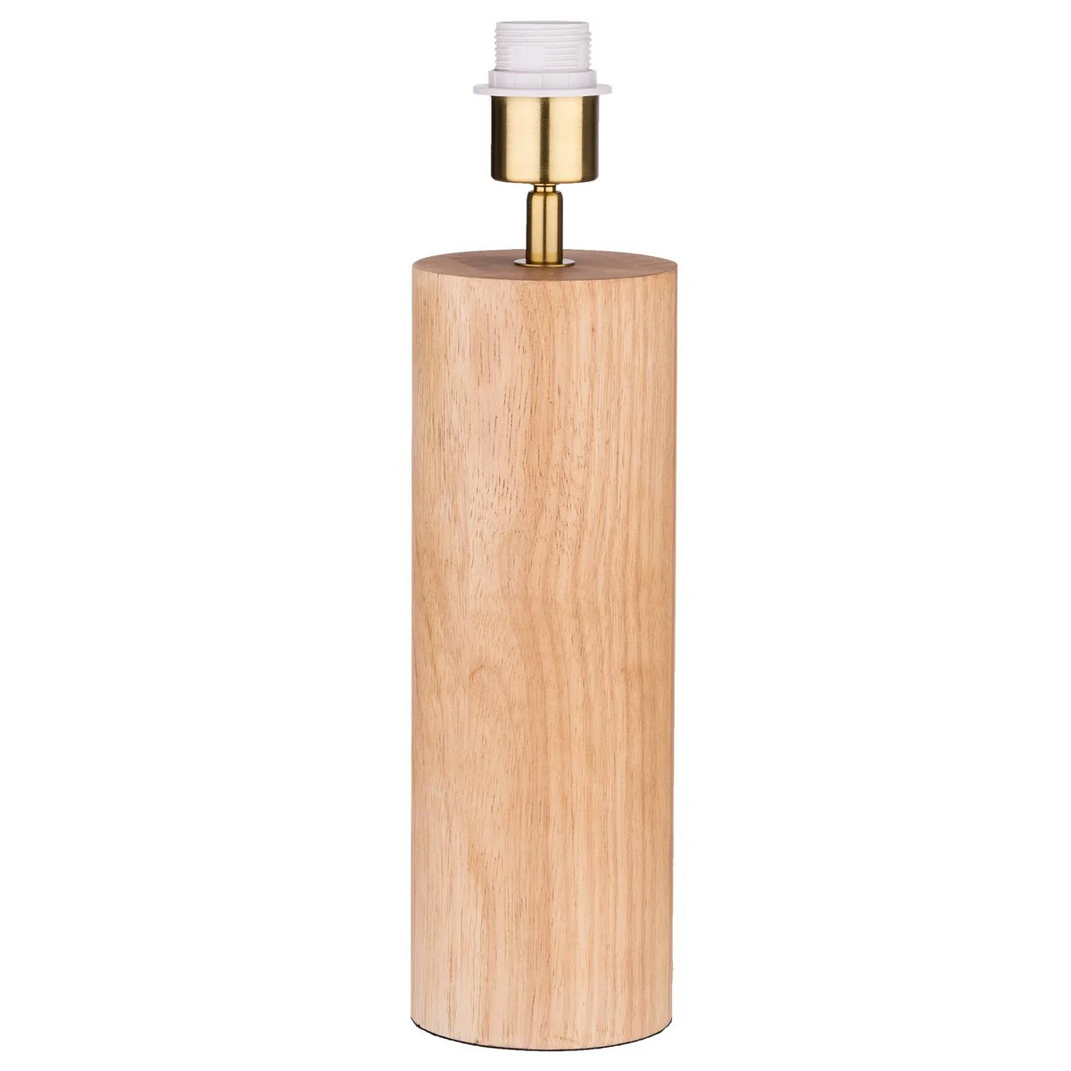 Verve Design Serena Wooden Lamp Base - 110mm x 420mm - Natural Wood - Image 2