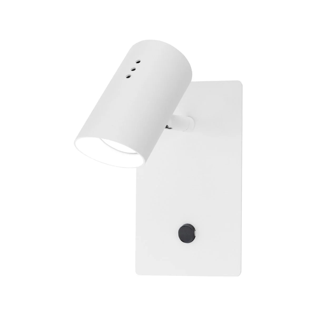 Verve Design White Sirius Wall Light - Adjustable Shade - 100mm x 160mm x 180mm - Image 2