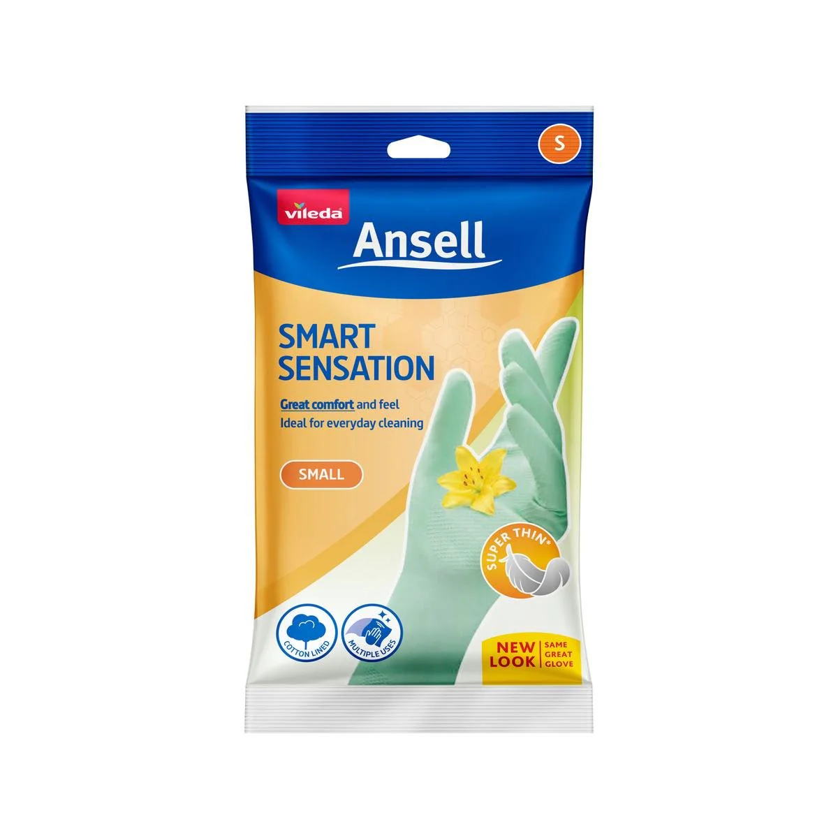 Vileda Ansell Smart Sensation Gloves Small - Hand Protection - Extra Thin