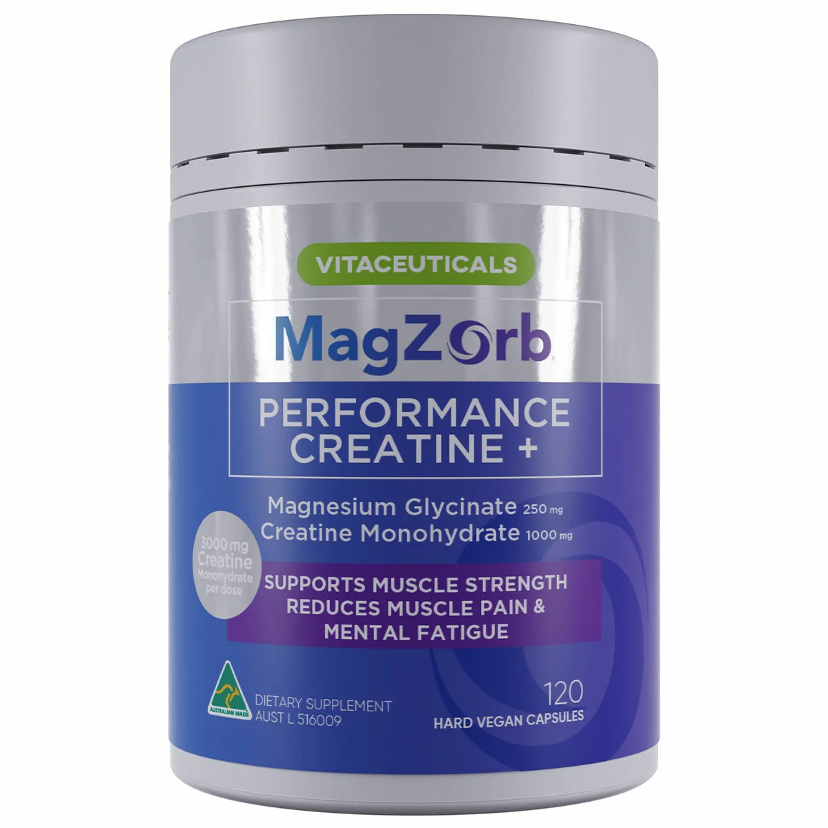 Vitaceuticals Magnesium+Creatine 120 Capsules Performance