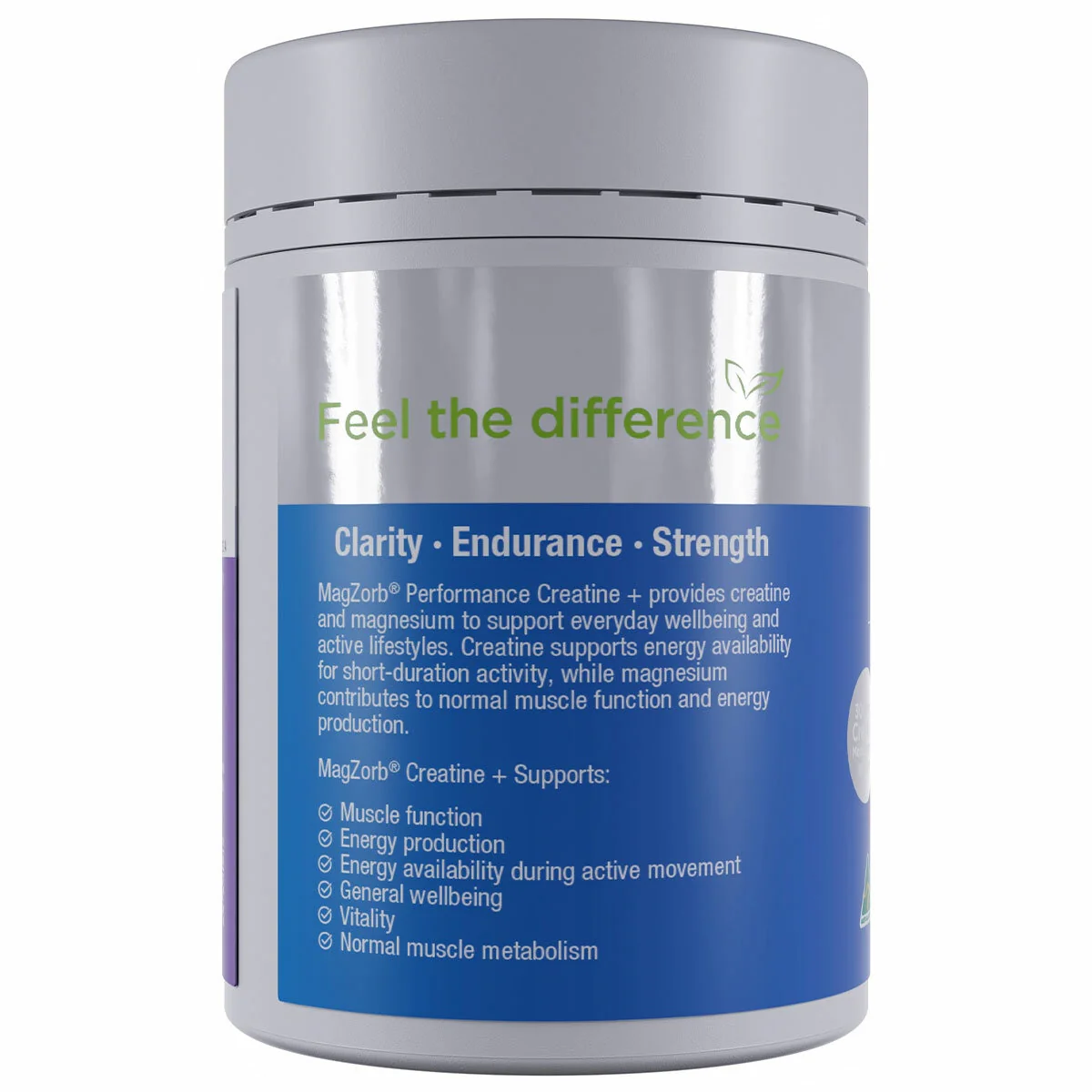 Vitaceuticals Magnesium+Creatine 120 Capsules Performance - Image 3