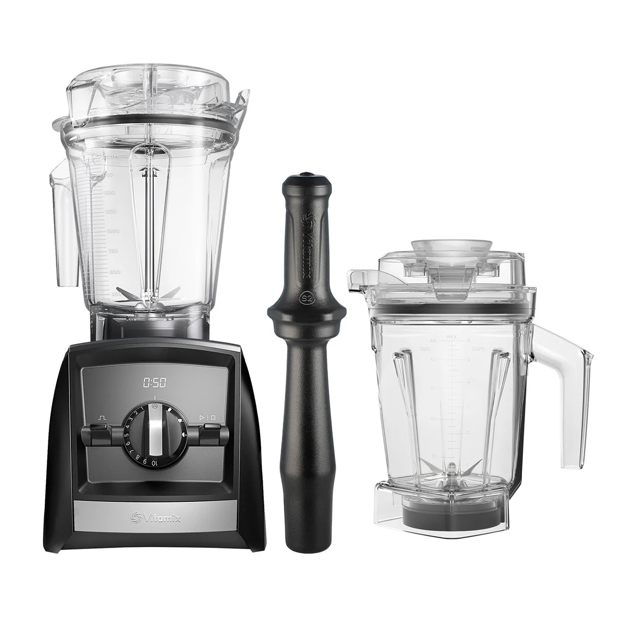 Vitamix Ascent 2500i Blender Bundle VMB0042 Black 2L Capacity Dry Grains