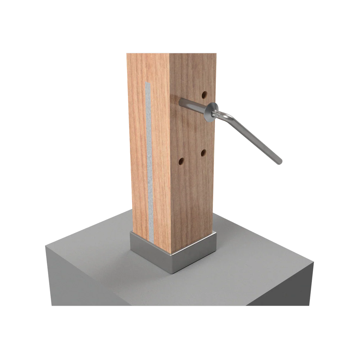 Vuepro Concealed Bolt Wrench - T50 - Galvanised - Quick Install - Image 3