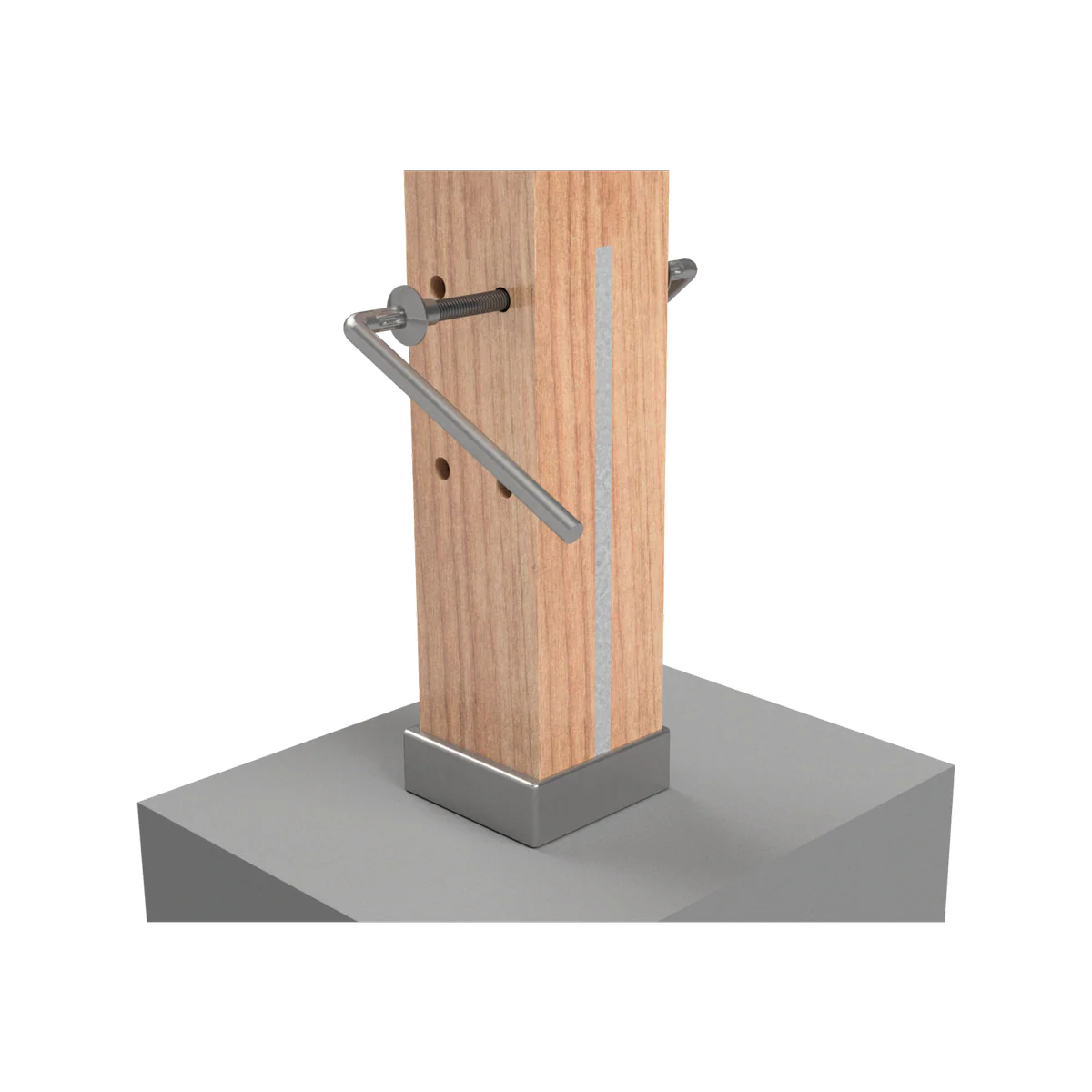 Vuepro Concealed Bolt Wrench - T50 - Galvanised - Quick Install - Image 4