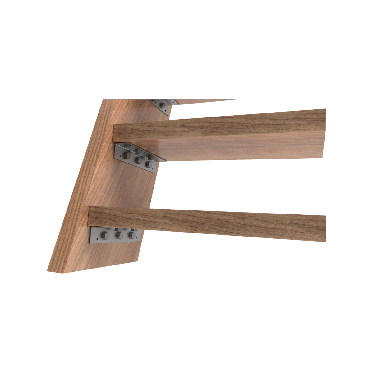Vuepro Stainless Steel Heavy Duty Stair Case Angle 40x40x230mm 2mm - Image 2